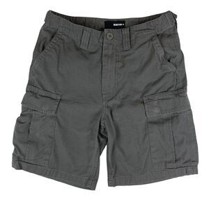 Burton Cargo Shorts Gray Hiking Outdoor Flat Front Men's Size 28 Cotton